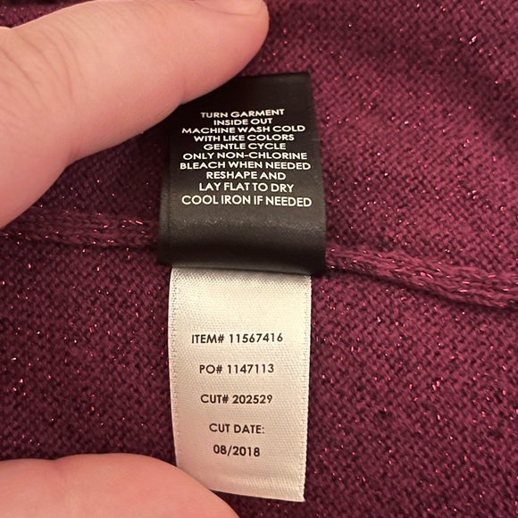 Off the shoulder purple with shimmer dress from torrid - Picture 6 of 6